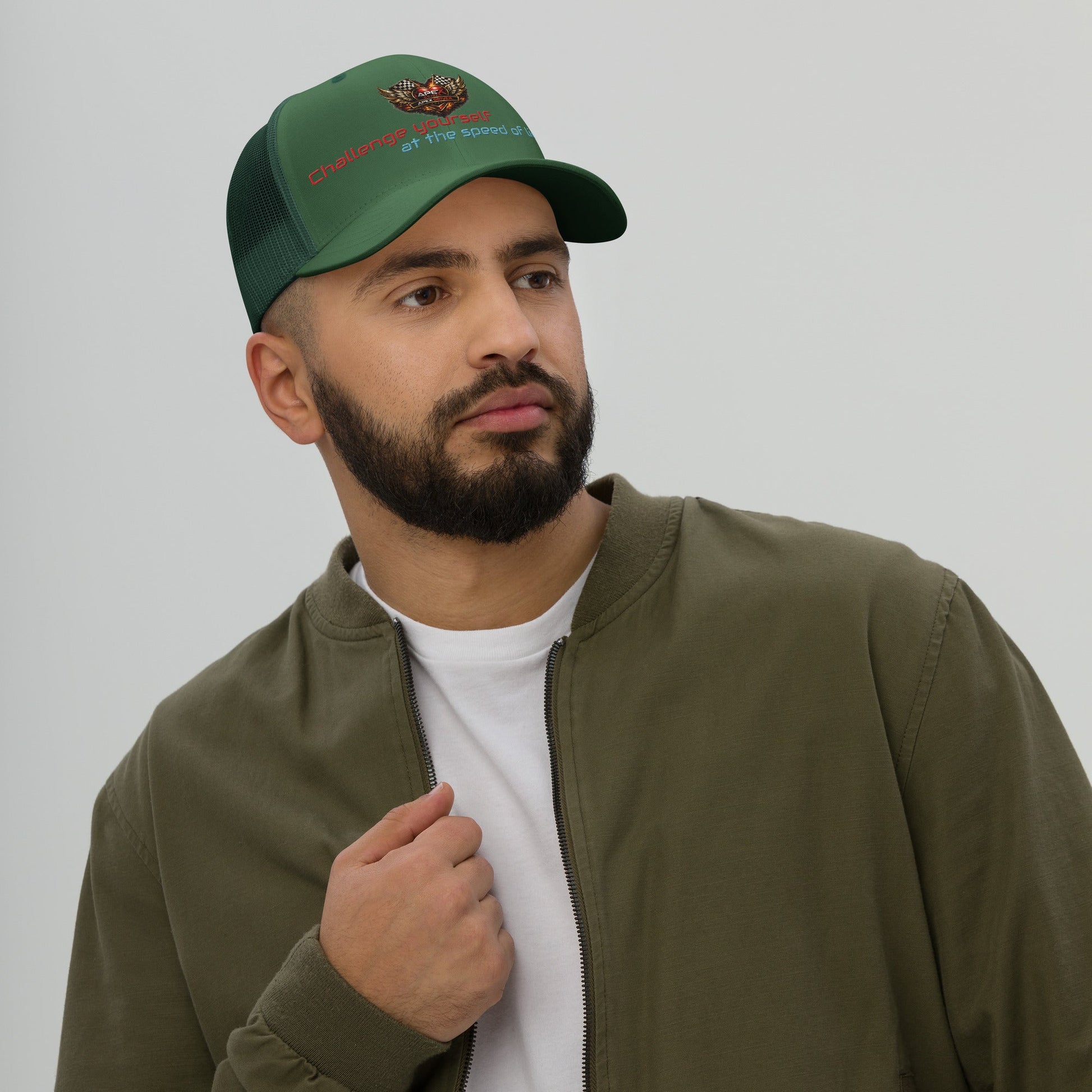 Casquette Trucker Apex driver - ApexDriveEMBROIDERYApexDrive