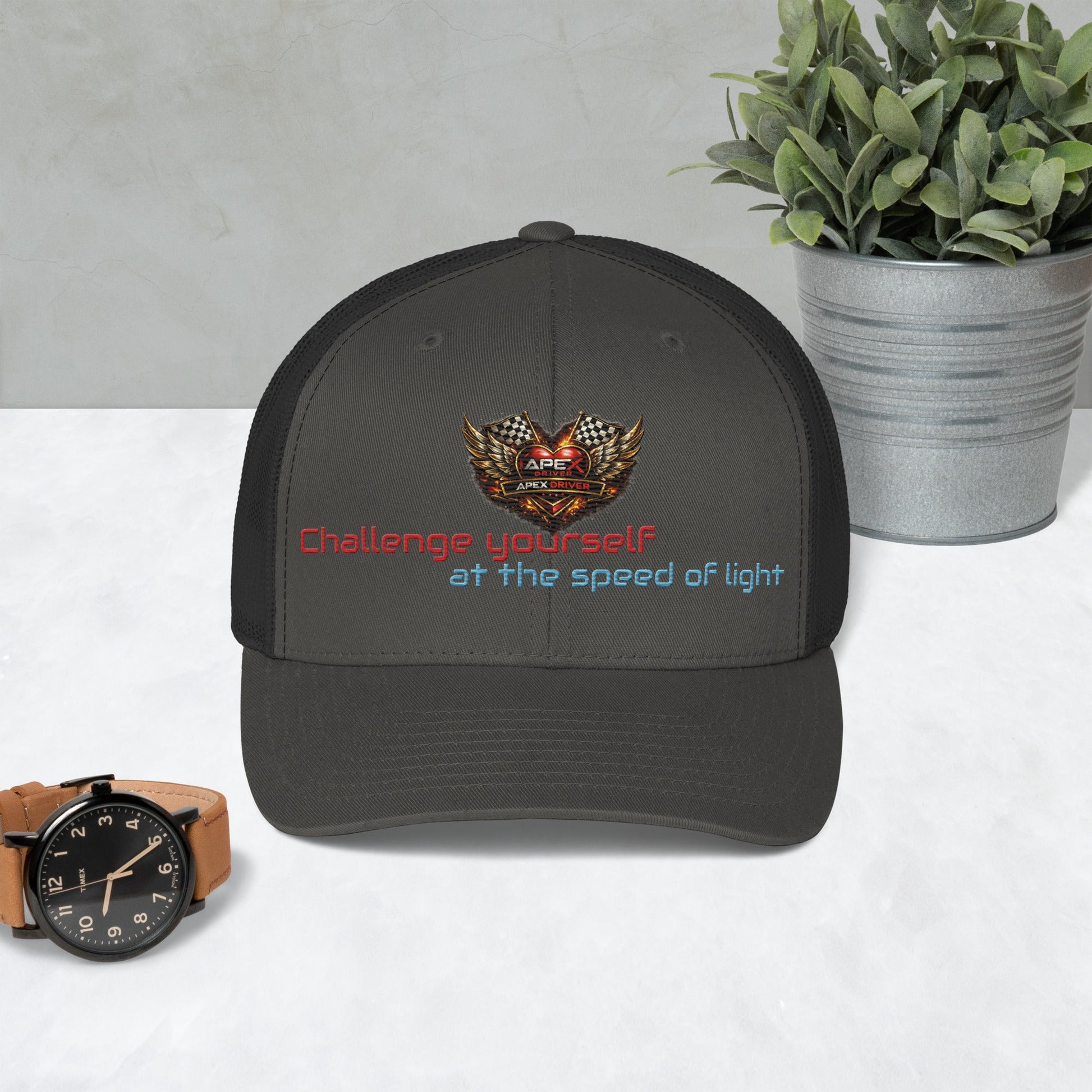 Casquette Trucker Apex driver - ApexDriveEMBROIDERYApexDrive