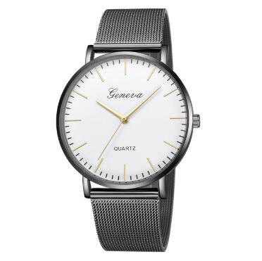 Fashion Casual Watches Womens Men GENEVA Womens Classic Quartz Stainless Steel Wrist Watch Bracelet Watches - Apex DriverWatchApexDrive