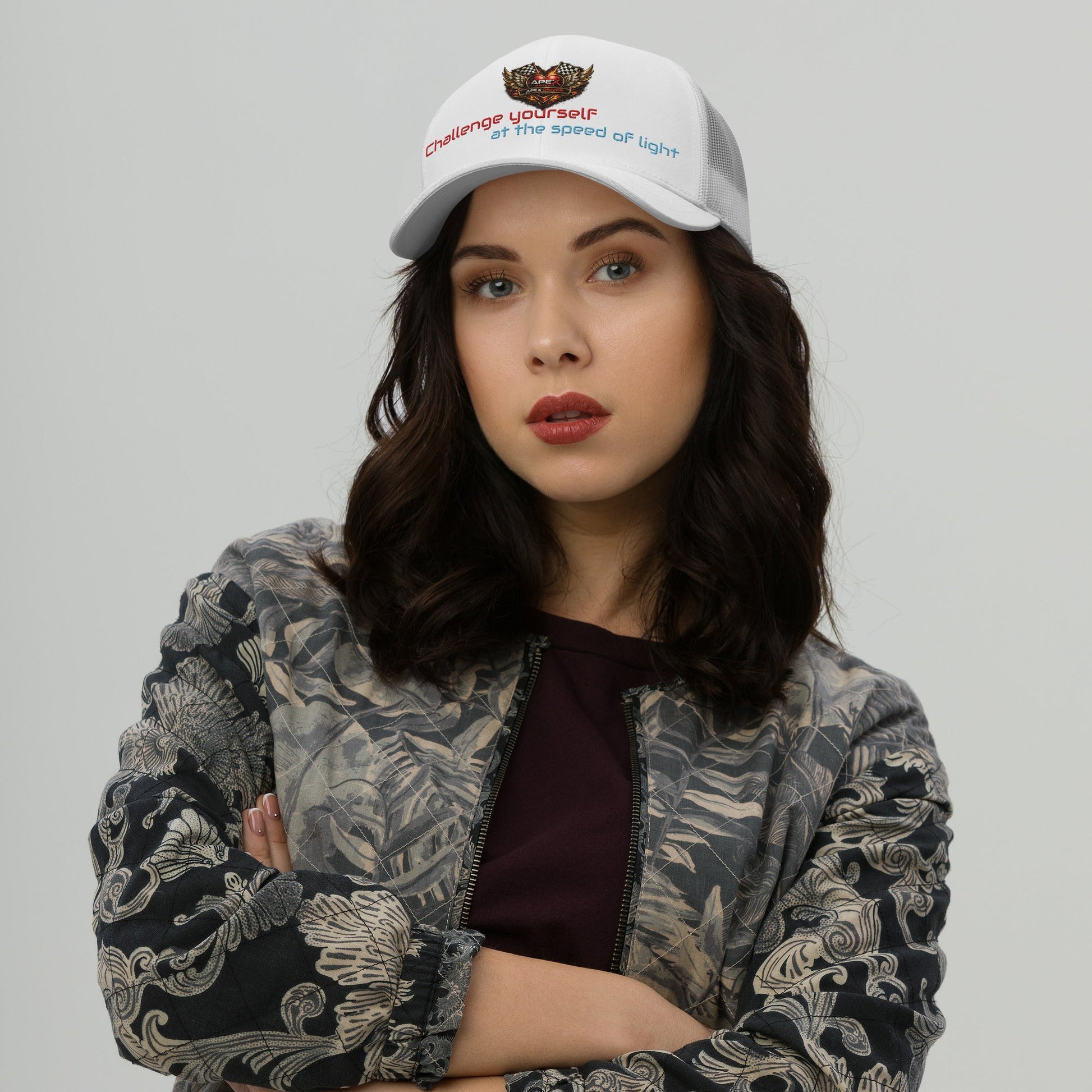 Casquette Trucker Apex driver - ApexDriveEMBROIDERYApexDrive