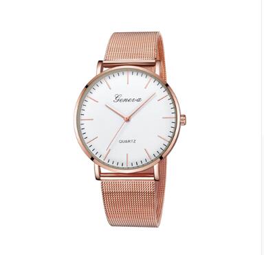Fashion Casual Watches Womens Men GENEVA Womens Classic Quartz Stainless Steel Wrist Watch Bracelet Watches - Apex DriverWatchApexDrive