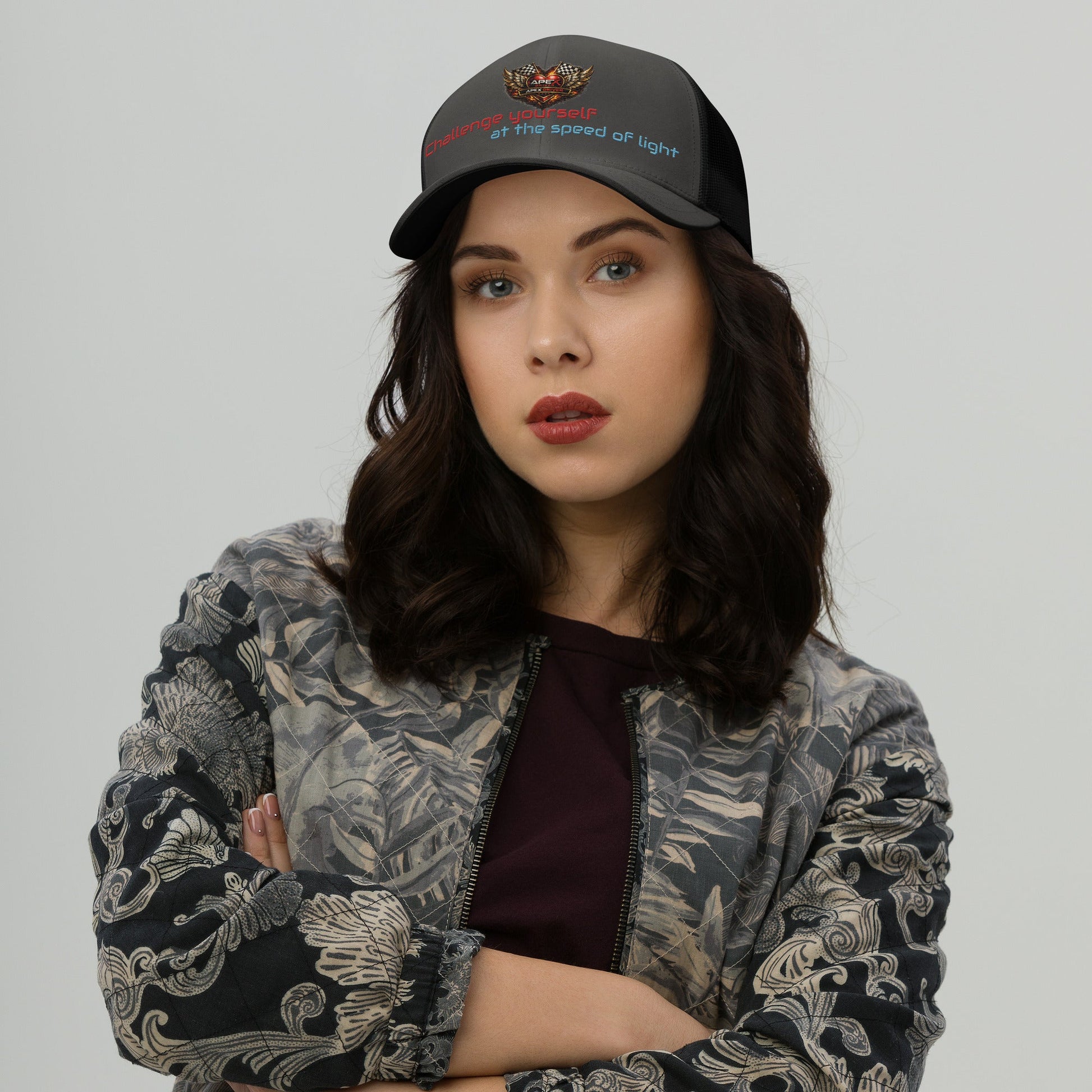 Casquette Trucker Apex driver - ApexDriveEMBROIDERYApexDrive
