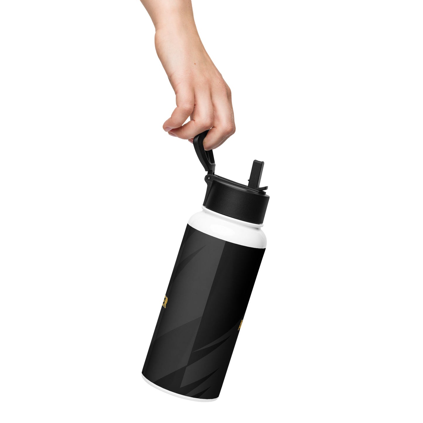 Bouteille d'eau en acier inoxydable avec paille - ApexDriveMUGApexDrive