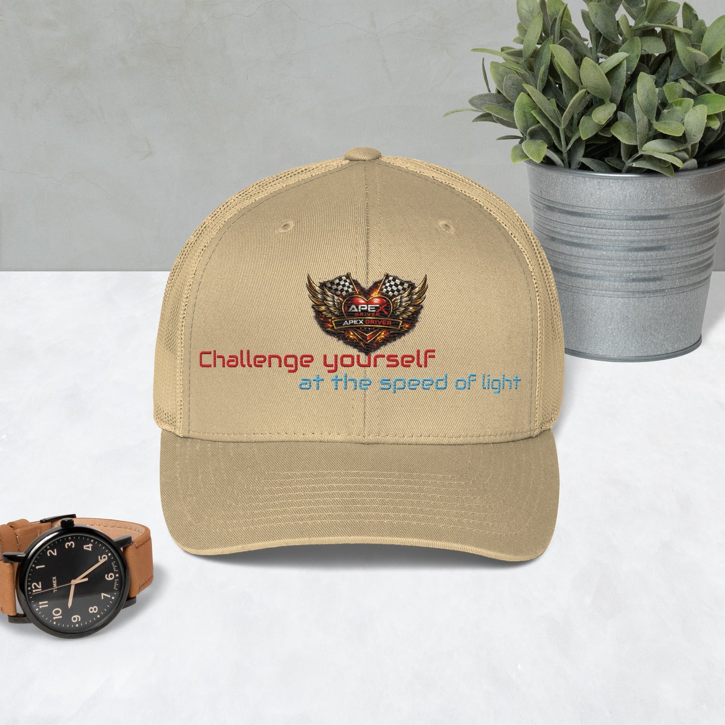 Casquette Trucker Apex driver - ApexDriveEMBROIDERYApexDrive