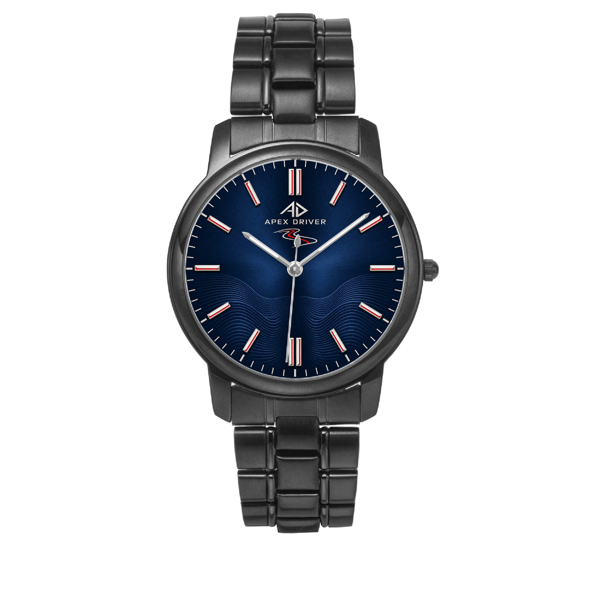 Apex Driver Midnight Unisex Quartz Watch - Apex DriverSteel Strap WatchesJetPrint Fulfillment