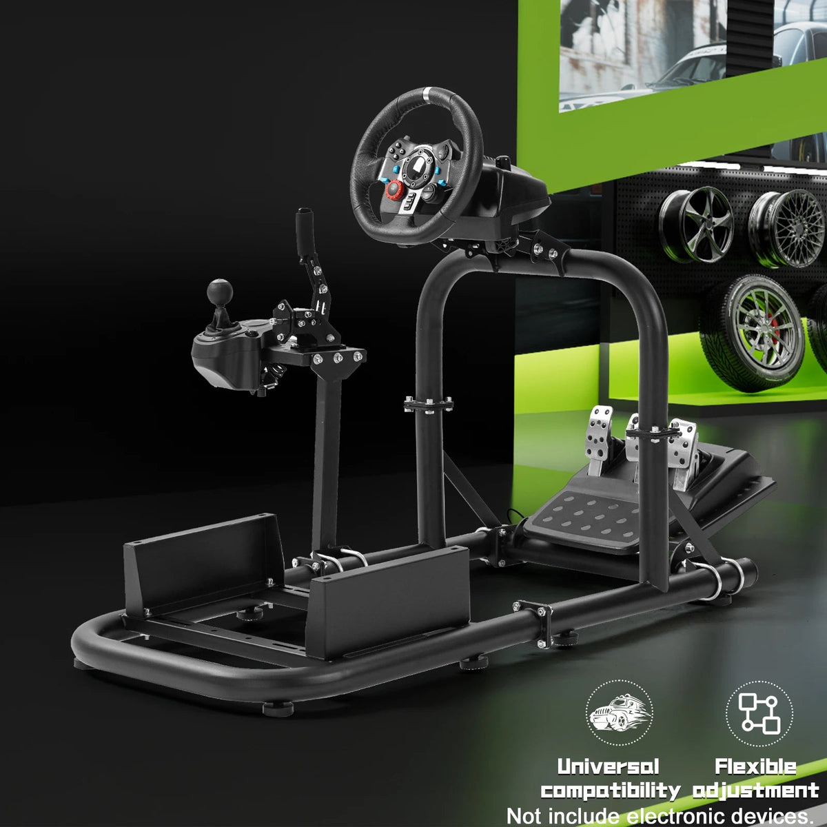 Minneer Adjustable Sim Racing Cockpit – Compatible with Logitech G29, G920, G923, Fanatec & Thrustmaster (Not include electronic devices) - Apex DriverAccessoire de sim-racingApex Driver