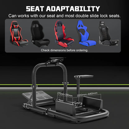 Minneer Adjustable Sim Racing Cockpit – Compatible with Logitech G29, G920, G923, Fanatec & Thrustmaster (Not include electronic devices) - Apex DriverAccessoire de sim-racingApex Driver