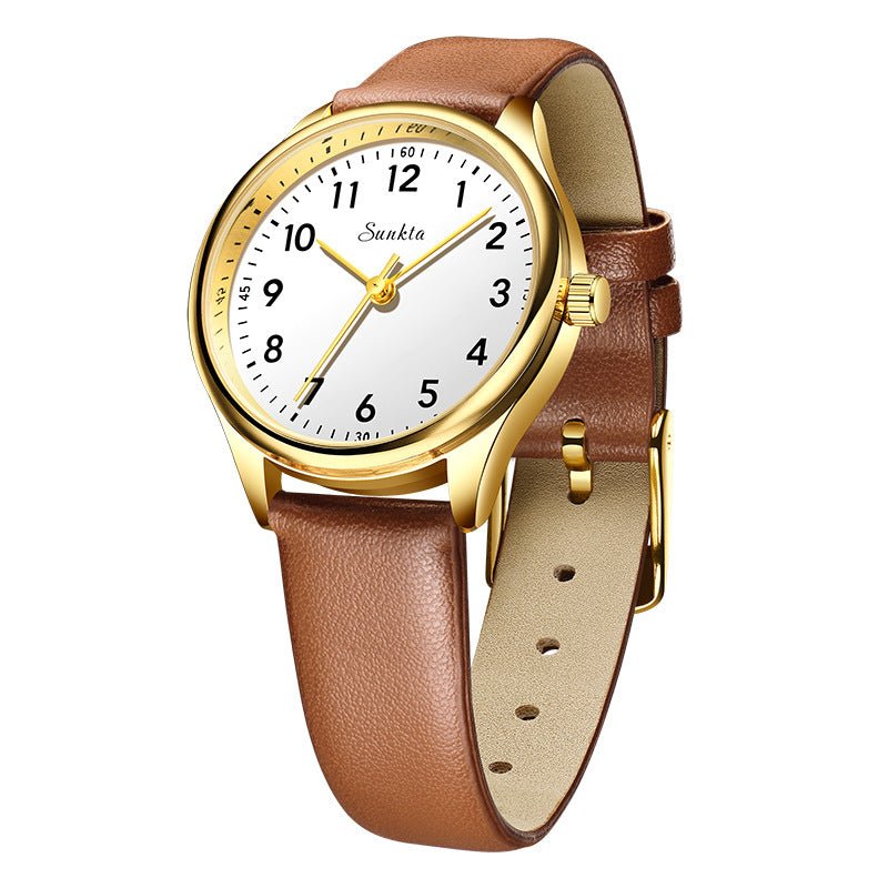 Fashionable Casual Minimalist And Compact Women's Watch Quartz Wristwatch - Apex DriverWatchApexDrive