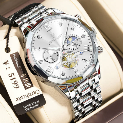 Waterproof Multifunctional Quartz Watch For Men - Apex DriverWatchApexDrive