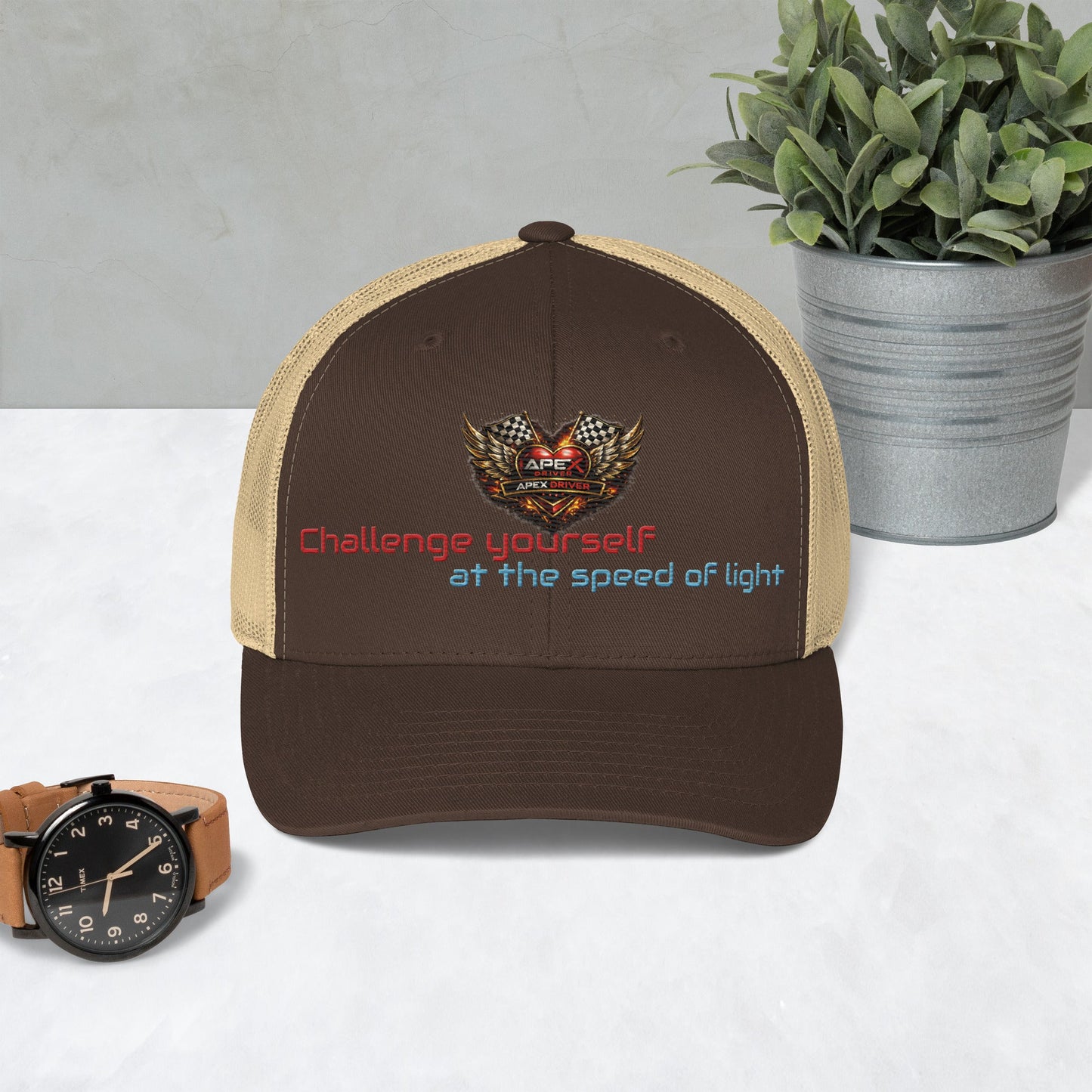 Casquette Trucker Apex driver - ApexDriveEMBROIDERYApexDrive