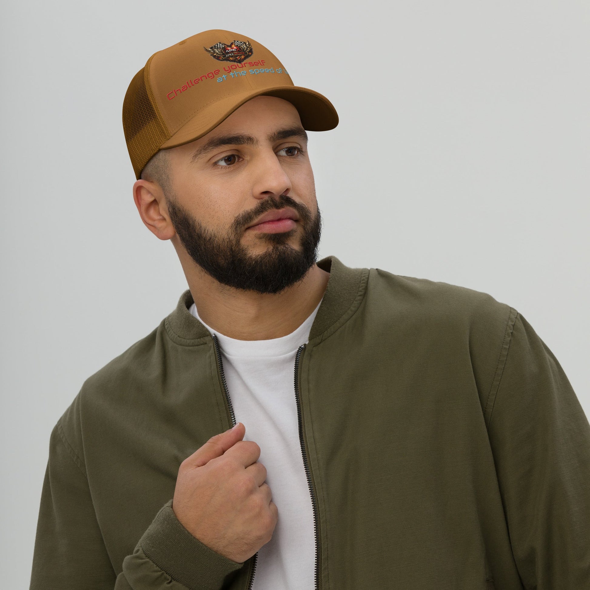 Casquette Trucker Apex driver - ApexDriveEMBROIDERYApexDrive