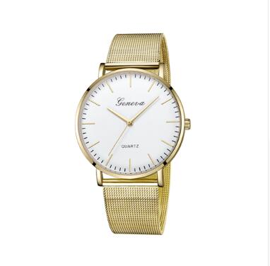Fashion Casual Watches Womens Men GENEVA Womens Classic Quartz Stainless Steel Wrist Watch Bracelet Watches - Apex DriverWatchApexDrive