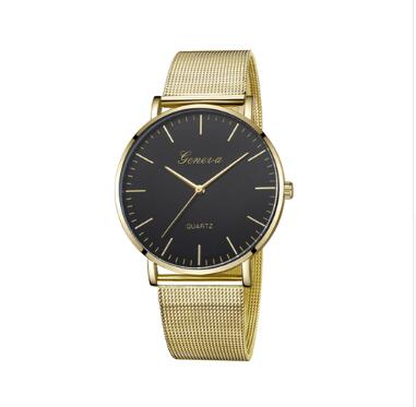 Fashion Casual Watches Womens Men GENEVA Womens Classic Quartz Stainless Steel Wrist Watch Bracelet Watches - Apex DriverWatchApexDrive