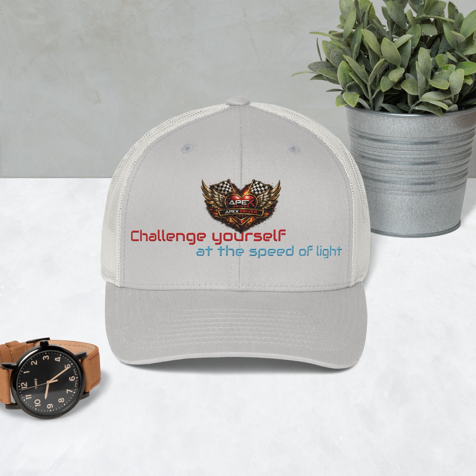 Casquette Trucker Apex driver - ApexDriveEMBROIDERYApexDrive