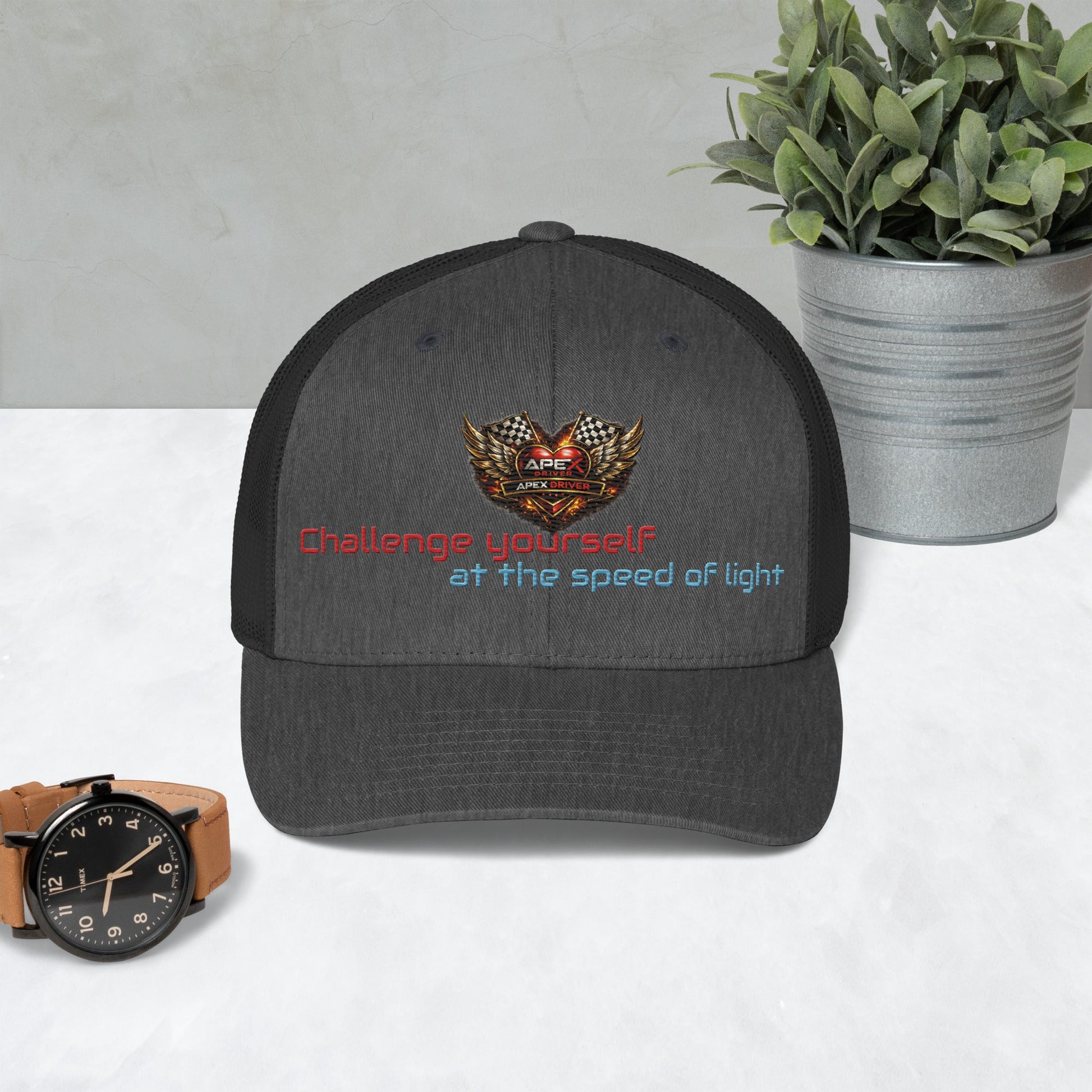 Casquette Trucker Apex driver - ApexDriveEMBROIDERYApexDrive