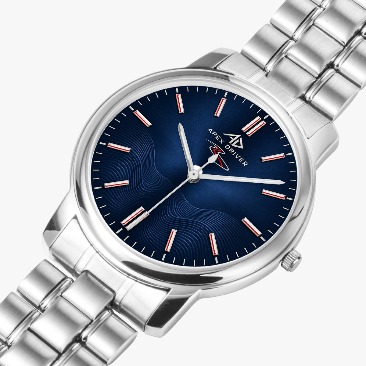 Apex Driver Midnight Unisex Quartz Watch - Apex DriverSteel Strap WatchesJetPrint Fulfillment