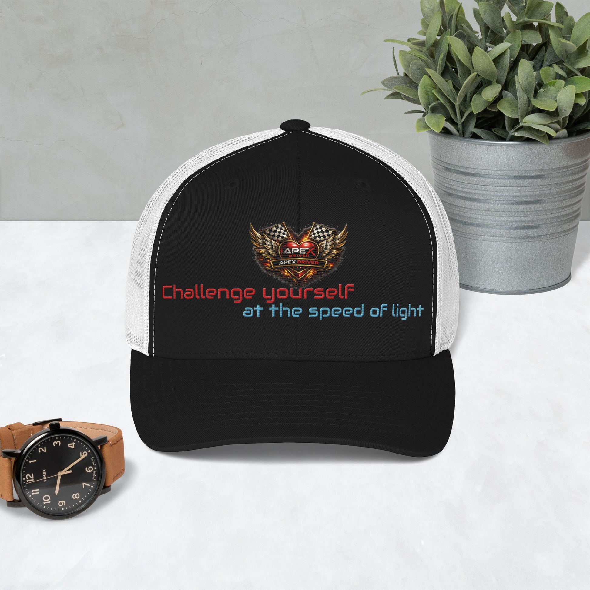 Casquette Trucker Apex driver - ApexDriveEMBROIDERYApexDrive