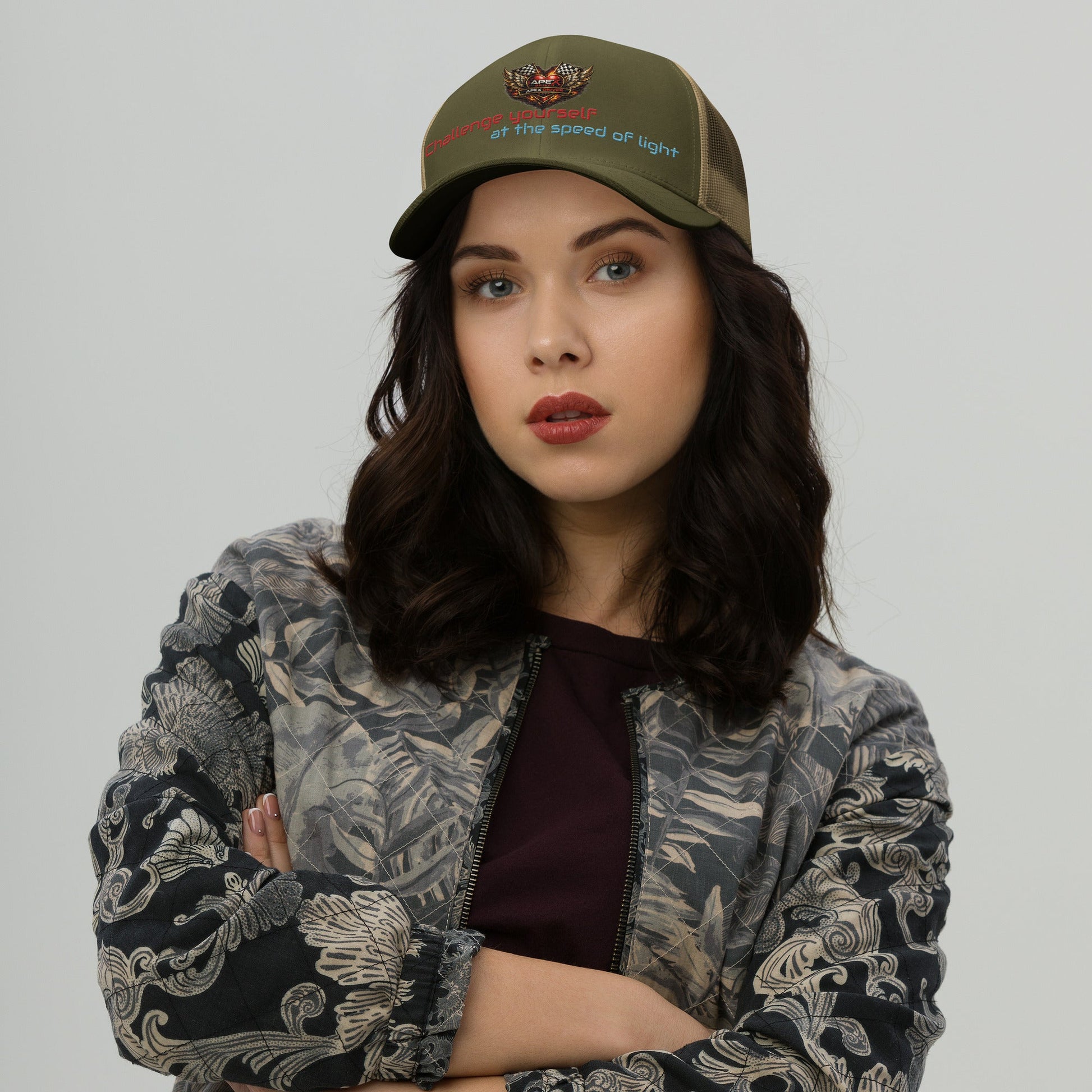 Casquette Trucker Apex driver - ApexDriveEMBROIDERYApexDrive