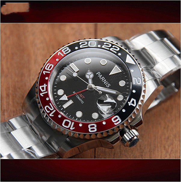 Apex GMT Parnis Automatic Watch - Apex DriverWatchApex Driver