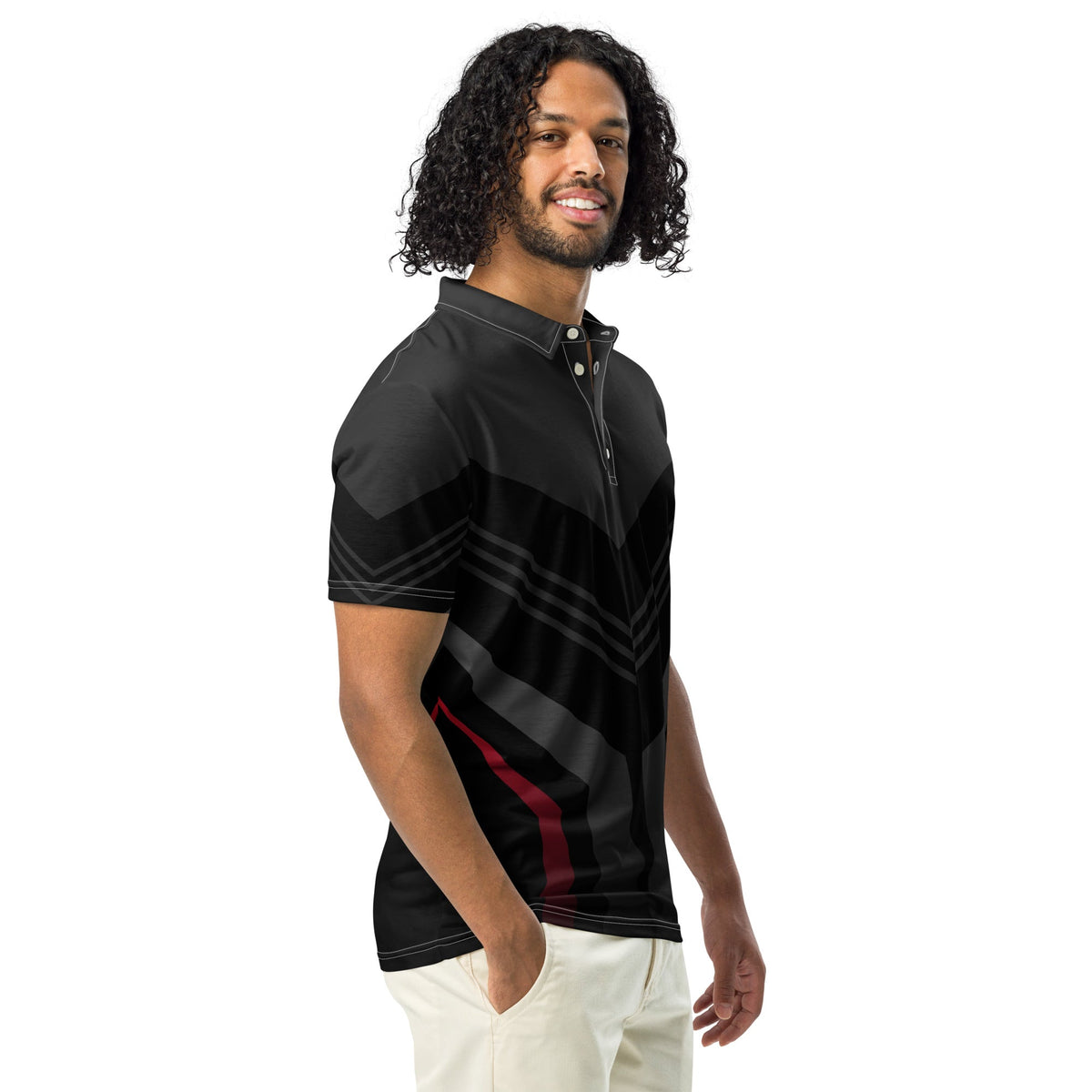 Men’s slim fit polo - ApexDriveCUT-SEWApexDrive