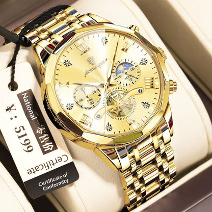 Waterproof Multifunctional Quartz Watch For Men - Apex DriverWatchApexDrive