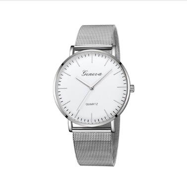 Fashion Casual Watches Womens Men GENEVA Womens Classic Quartz Stainless Steel Wrist Watch Bracelet Watches - Apex DriverWatchApexDrive