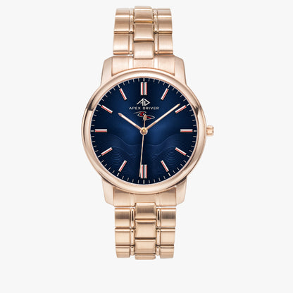 Apex Driver Midnight Unisex Quartz Watch - Apex DriverSteel Strap WatchesJetPrint Fulfillment