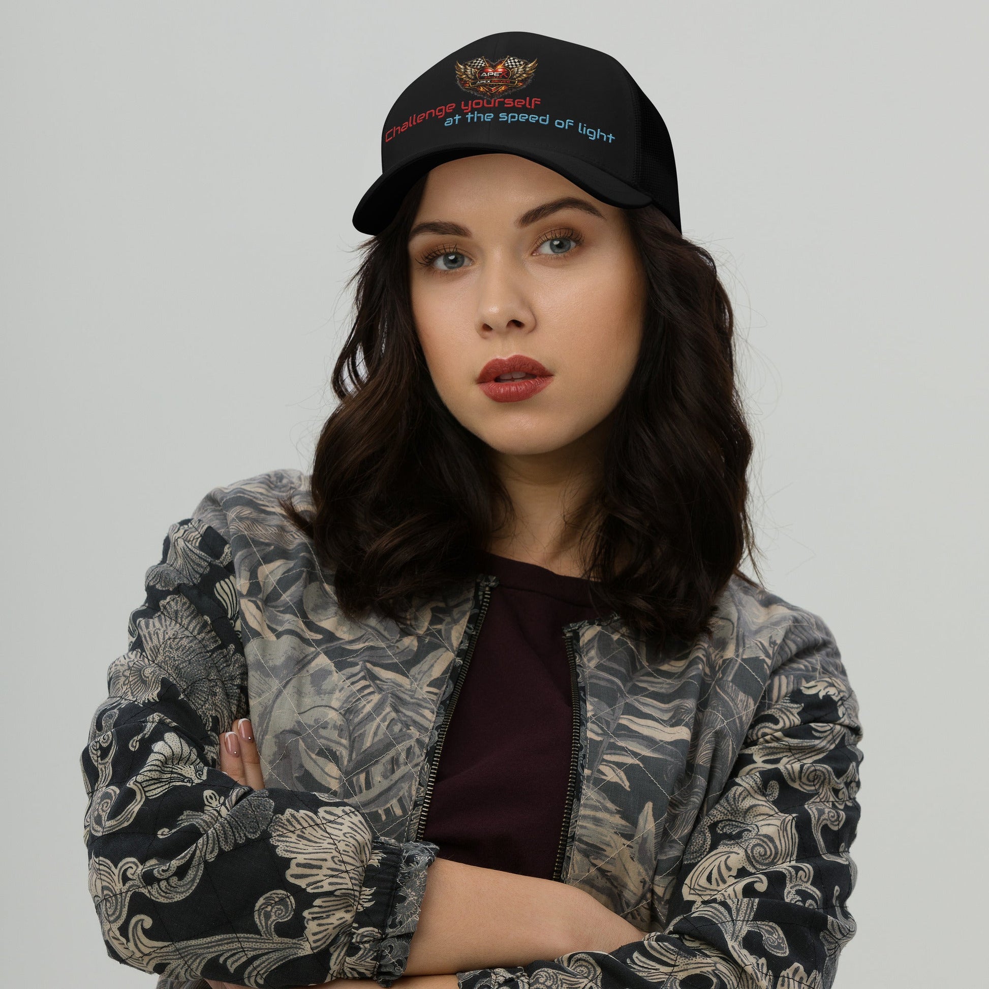 Casquette Trucker Apex driver - ApexDriveEMBROIDERYApexDrive