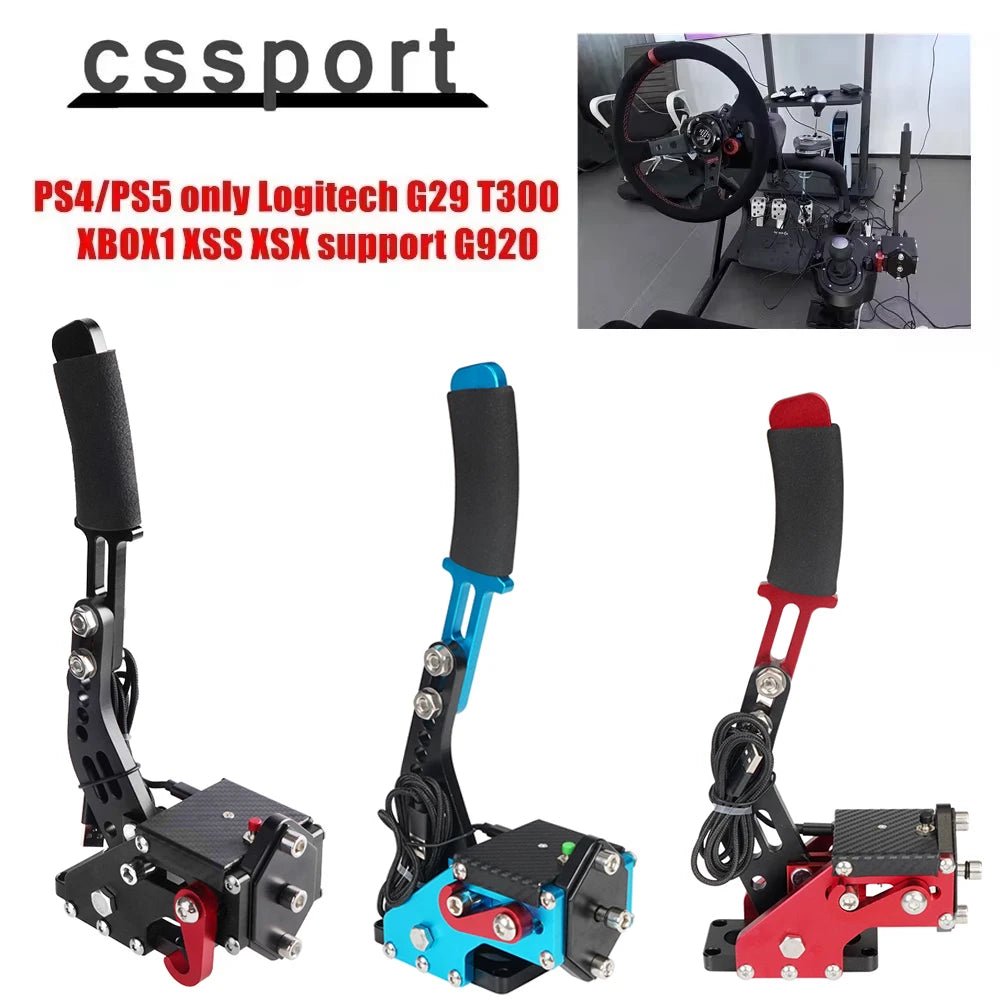 Handbrake PS4/PS5 Only Support Logitech G29 T300, XBOX1 XSS XSX Support G920, PC Universal SIM Racing Dirt Rally Horizon Games - Apex DriverAccessoire de sim-racingApex Driver