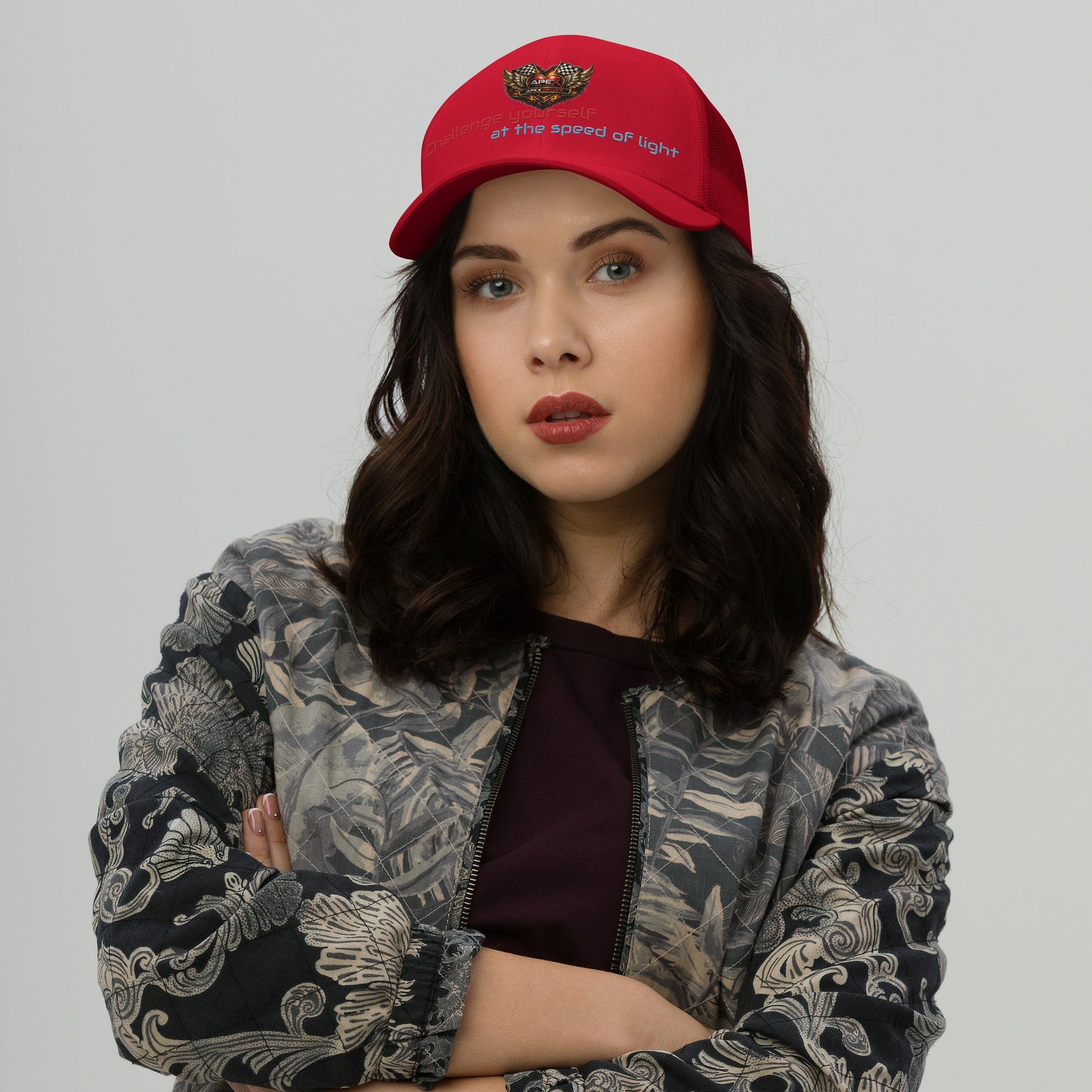 Casquette Trucker Apex driver - ApexDriveEMBROIDERYApexDrive