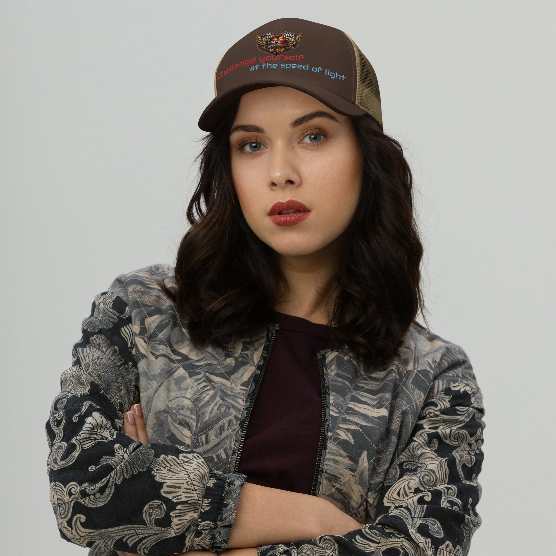 Casquette Trucker Apex driver - ApexDriveEMBROIDERYApexDrive