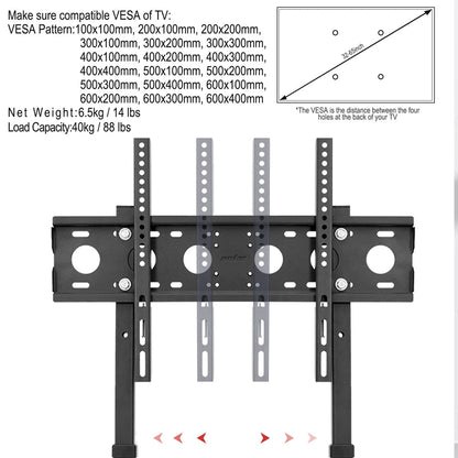 Unho Height-Adjustable Mobile TV Stand for 32–85 Inch LED/LCD Screens No Wall Drilling, TV & Gaming Monitor Support, VESA 600 × 400 mm, Maximum Load 40 kg / 88 lbs - Apex DriverAccessoire de sim-racingApex Driver