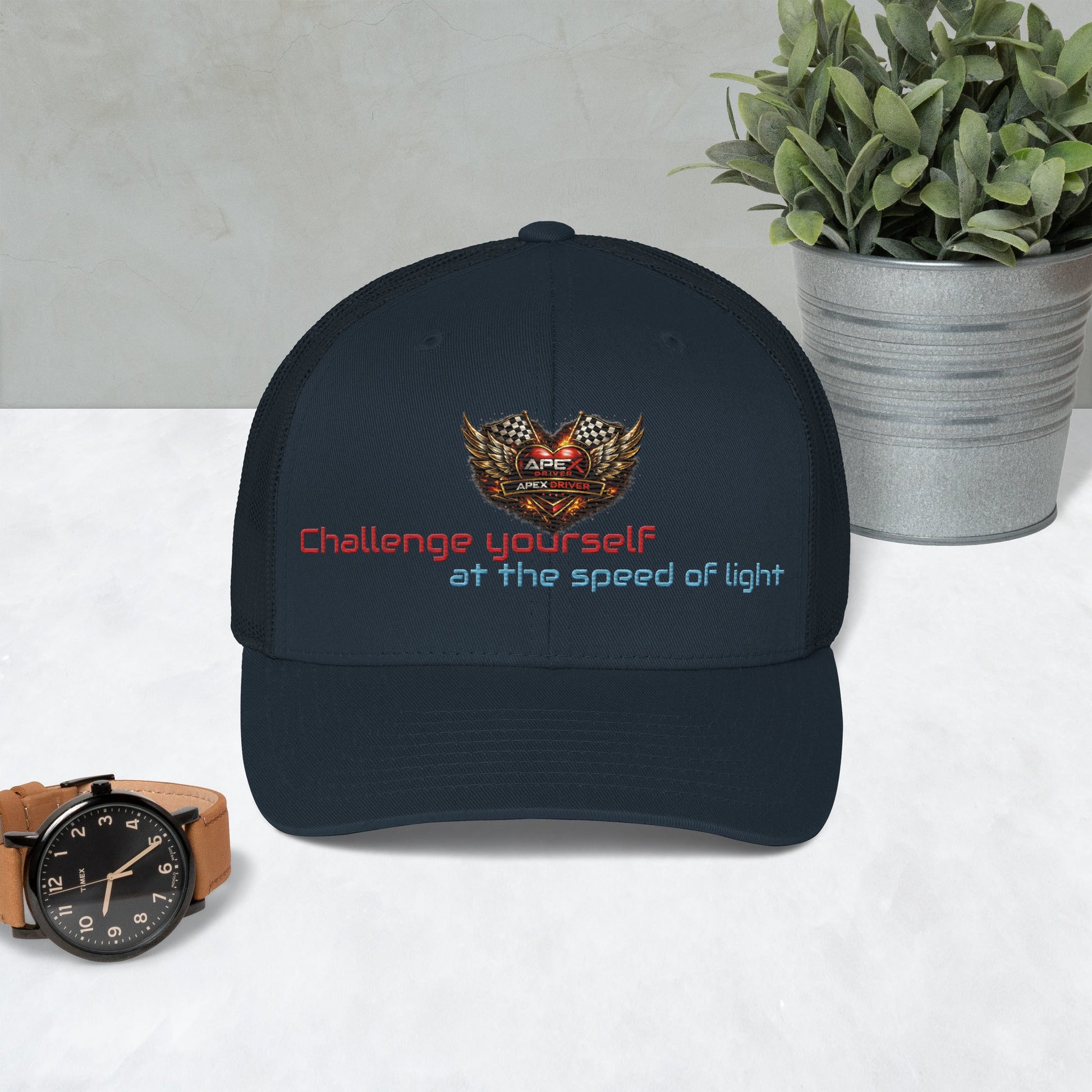 Casquette Trucker Apex driver - ApexDriveEMBROIDERYApexDrive