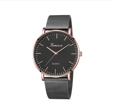 Fashion Casual Watches Womens Men GENEVA Womens Classic Quartz Stainless Steel Wrist Watch Bracelet Watches - Apex DriverWatchApexDrive