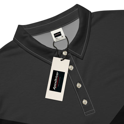 Men’s slim fit polo - ApexDriveCUT-SEWApexDrive