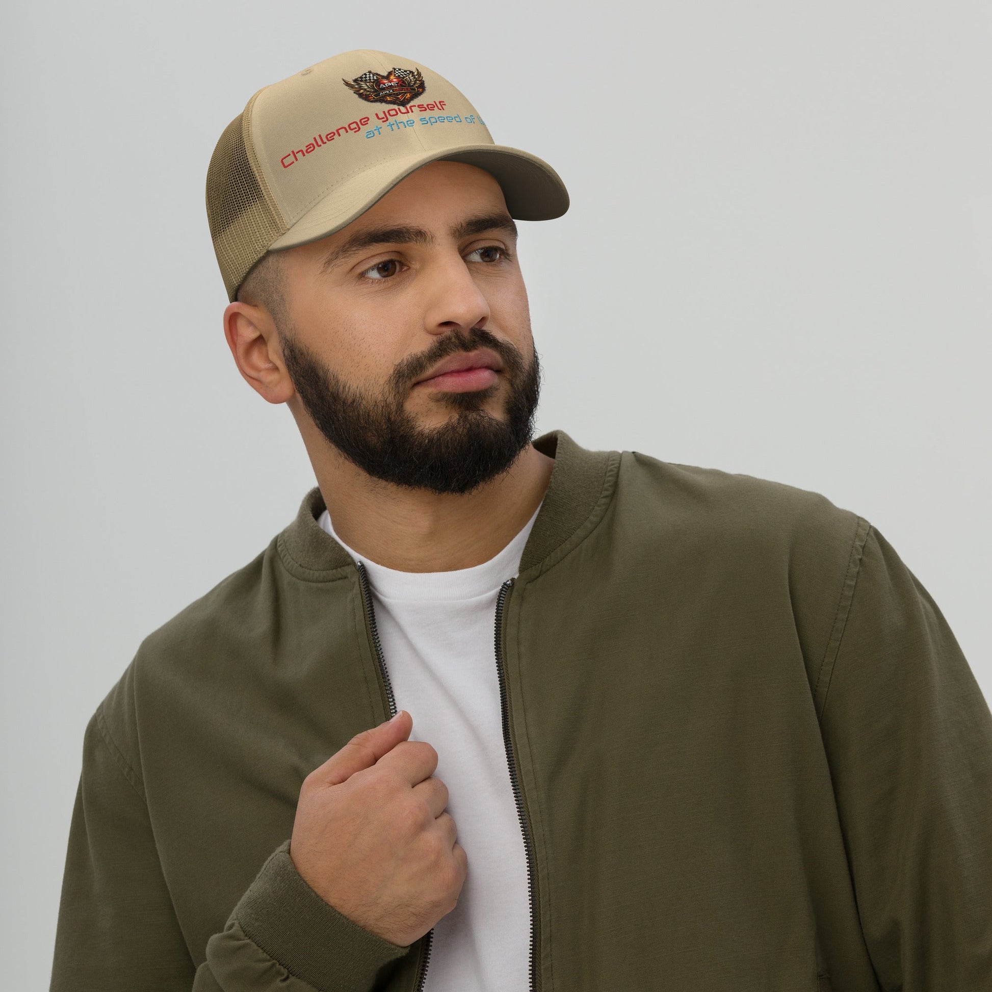 Casquette Trucker Apex driver - ApexDriveEMBROIDERYApexDrive