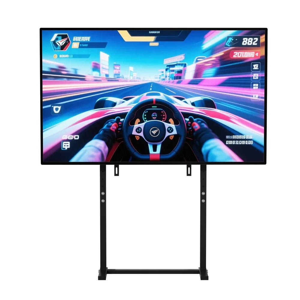 Unho Height-Adjustable Mobile TV Stand for 32–85 Inch LED/LCD Screens No Wall Drilling, TV & Gaming Monitor Support, VESA 600 × 400 mm, Maximum Load 40 kg / 88 lbs - Apex DriverAccessoire de sim-racingApex Driver