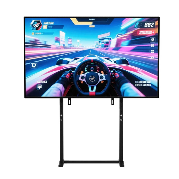 Unho Height-Adjustable Mobile TV Stand for 32–85 Inch LED/LCD Screens No Wall Drilling, TV & Gaming Monitor Support, VESA 600 × 400 mm, Maximum Load 40 kg / 88 lbs - Apex DriverAccessoire de sim-racingApex Driver