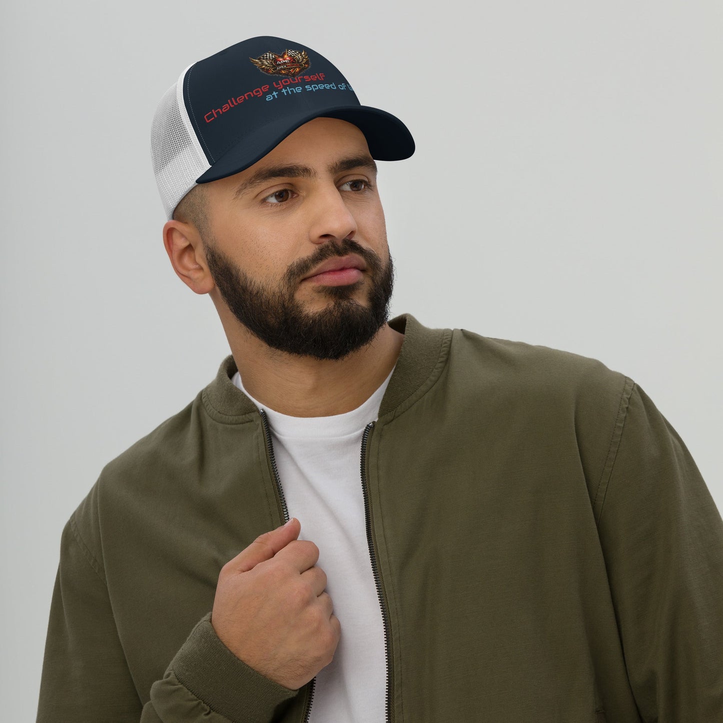 Casquette Trucker Apex driver - ApexDriveEMBROIDERYApexDrive