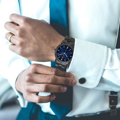 Apex Driver Midnight Unisex Quartz Watch - Apex DriverSteel Strap WatchesJetPrint Fulfillment