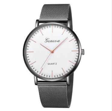 Fashion Casual Watches Womens Men GENEVA Womens Classic Quartz Stainless Steel Wrist Watch Bracelet Watches - Apex DriverWatchApexDrive