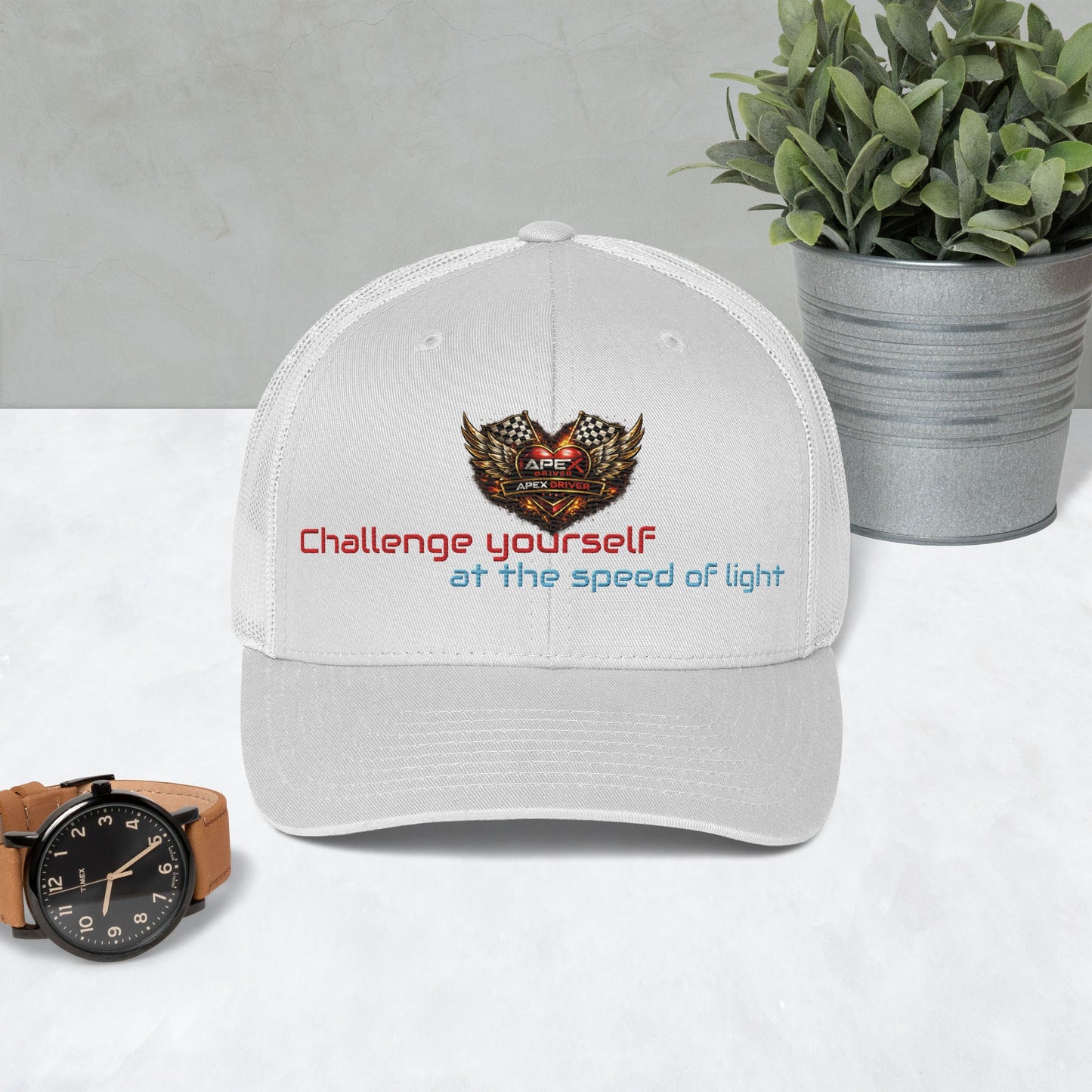 Casquette Trucker Apex driver - ApexDriveEMBROIDERYApexDrive
