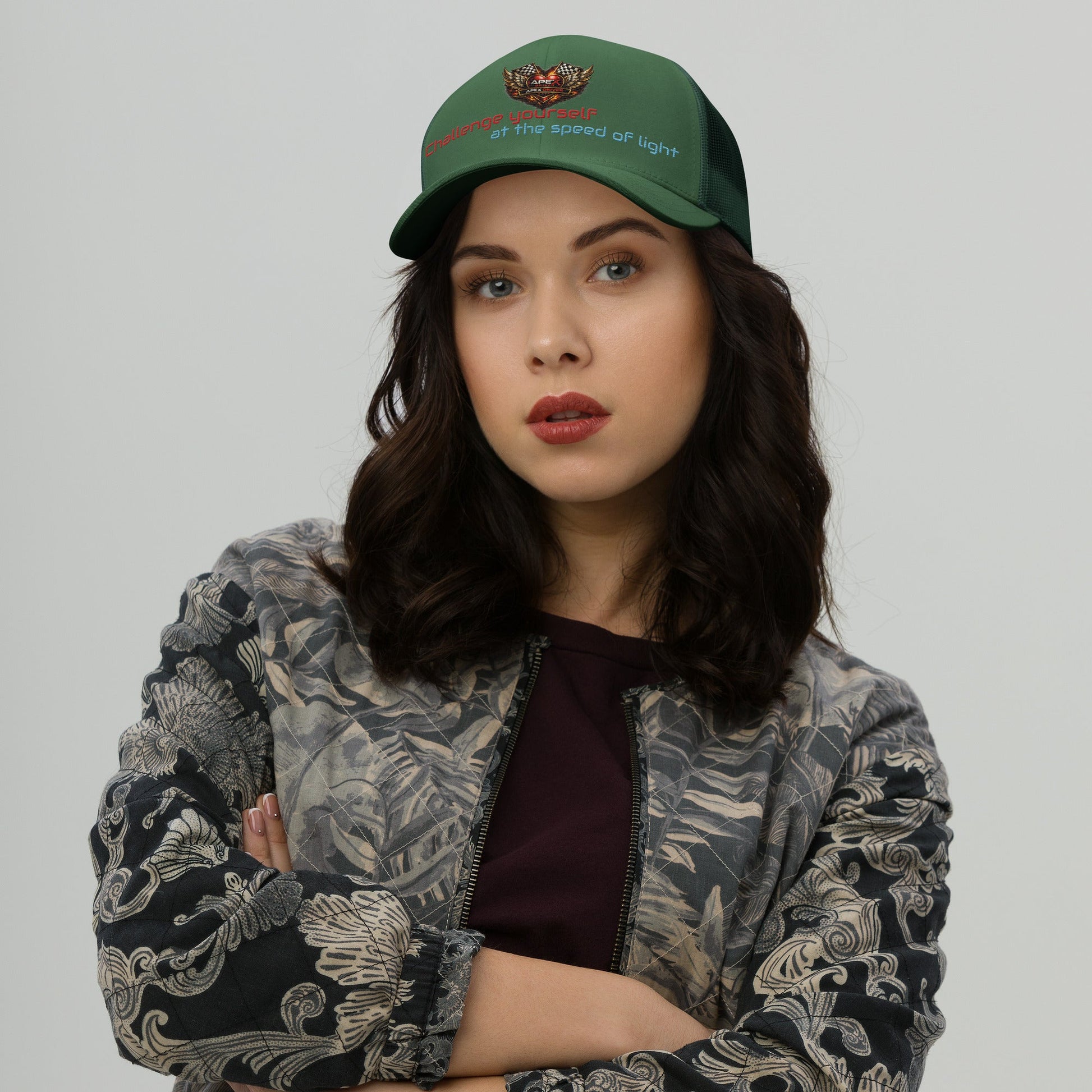 Casquette Trucker Apex driver - ApexDriveEMBROIDERYApexDrive
