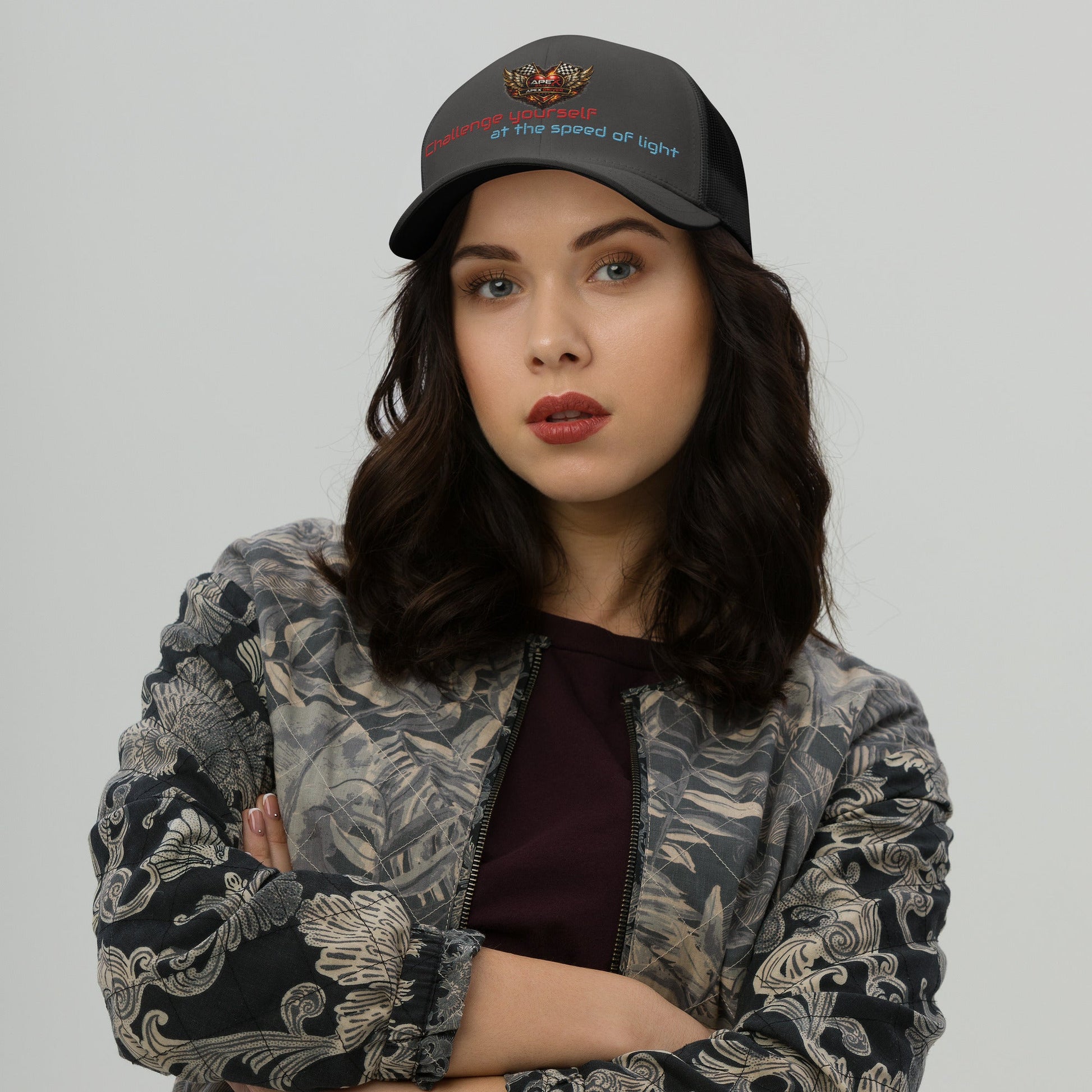 Casquette Trucker Apex driver - ApexDriveEMBROIDERYApexDrive