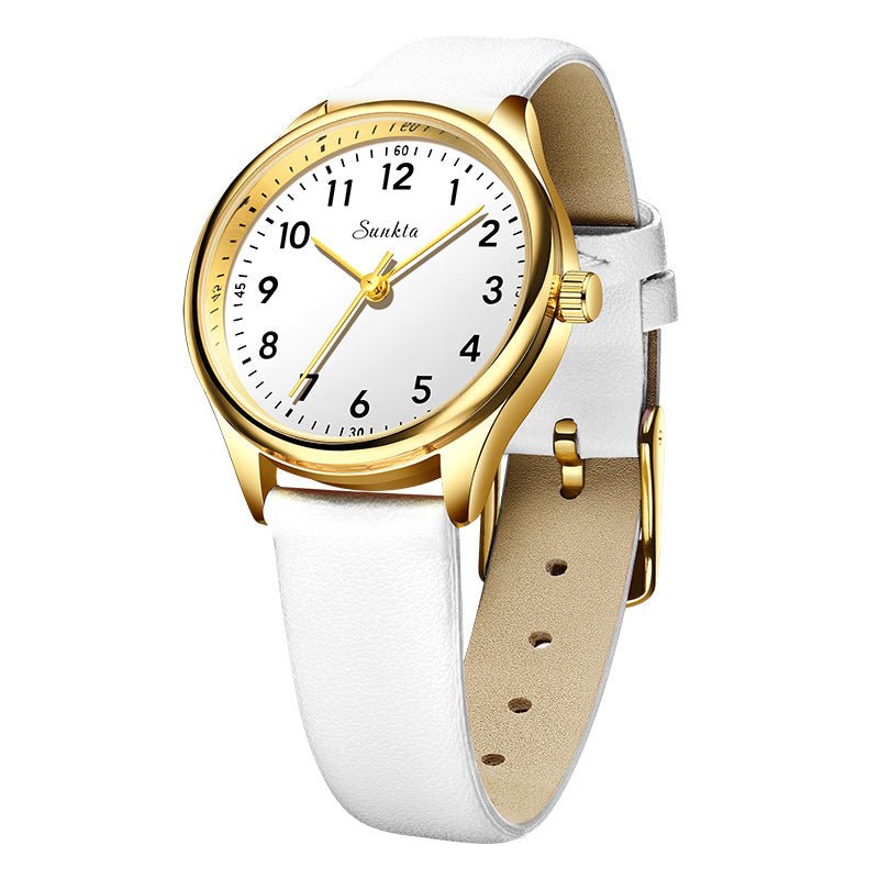 Fashionable Casual Minimalist And Compact Women's Watch Quartz Wristwatch - Apex DriverWatchApexDrive