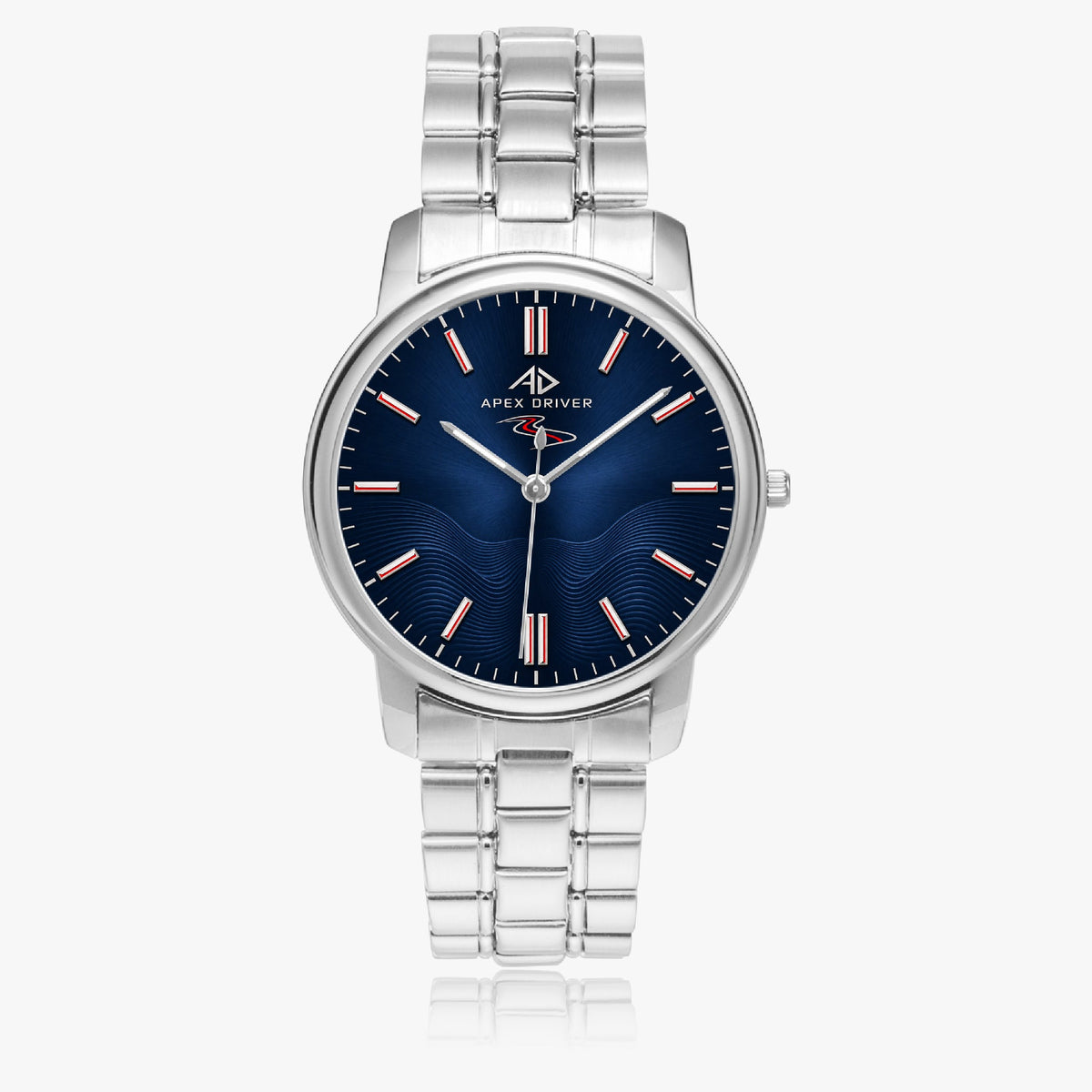 Apex Driver Midnight Unisex Quartz Watch - Apex DriverSteel Strap WatchesJetPrint Fulfillment