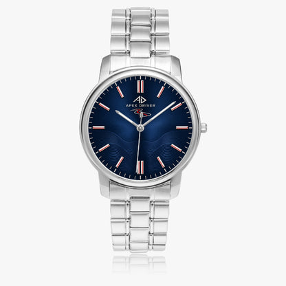 Apex Driver Midnight Unisex Quartz Watch - Apex DriverSteel Strap WatchesJetPrint Fulfillment