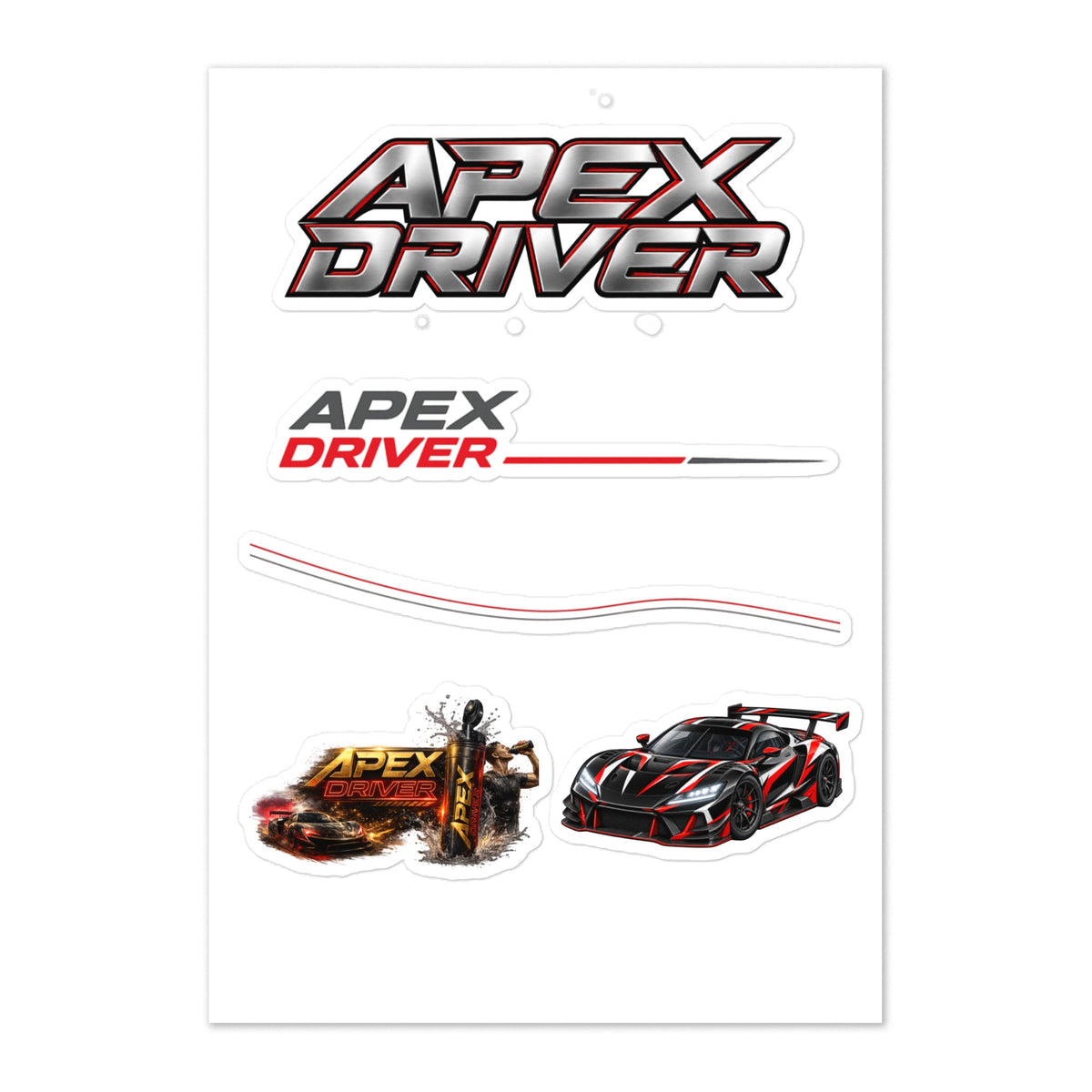Apex Driver Trackside Sticker Pack - Apex DriverSTICKERApex Driver