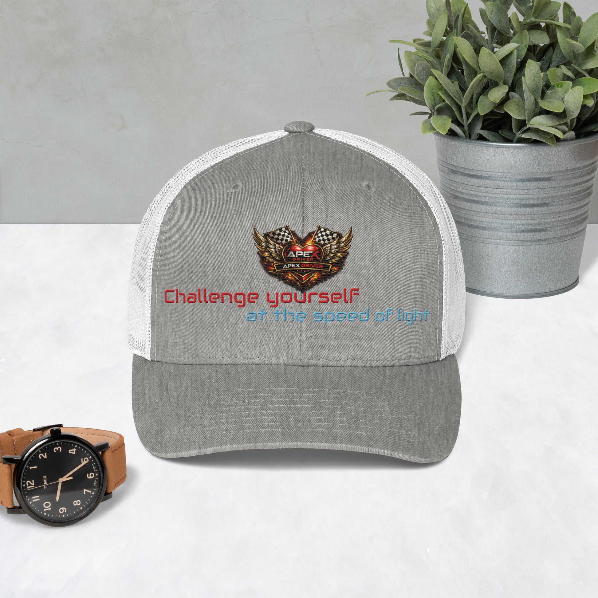 Casquette Trucker Apex driver - ApexDriveEMBROIDERYApexDrive