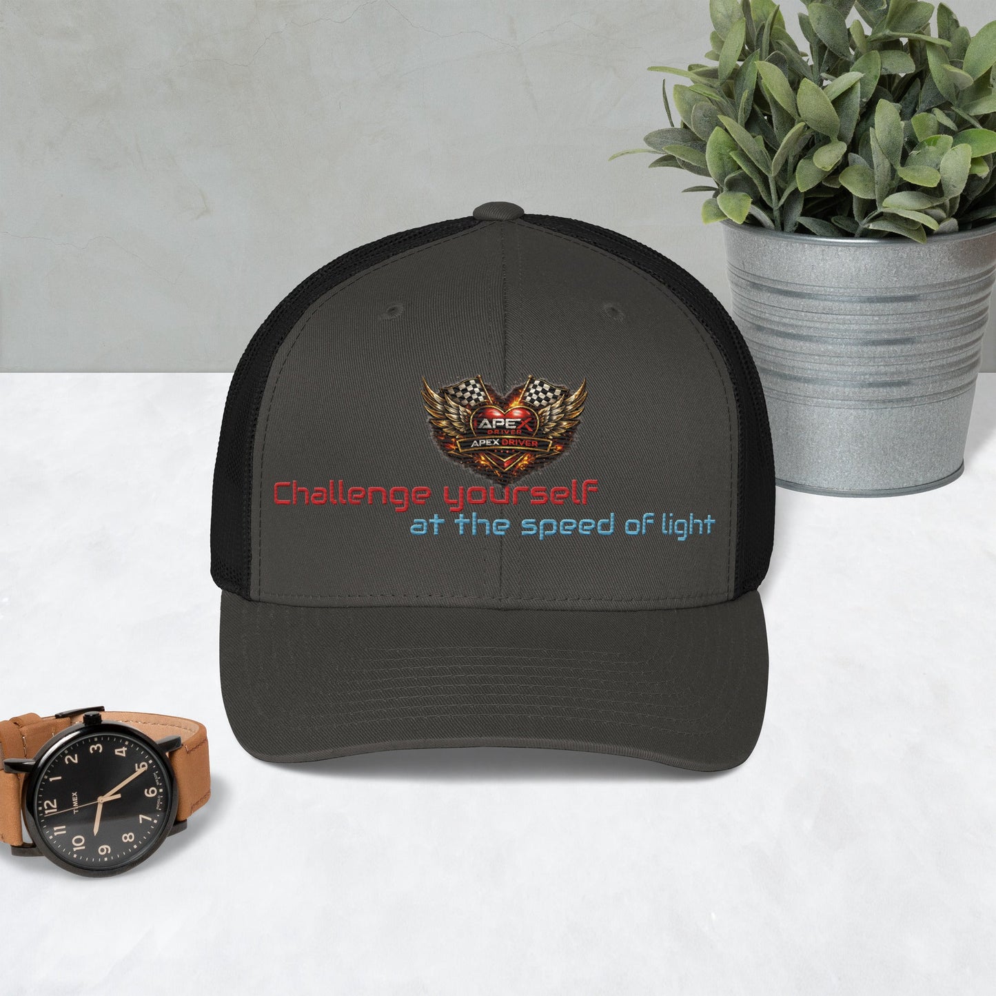 Casquette Trucker Apex driver - ApexDriveEMBROIDERYApexDrive